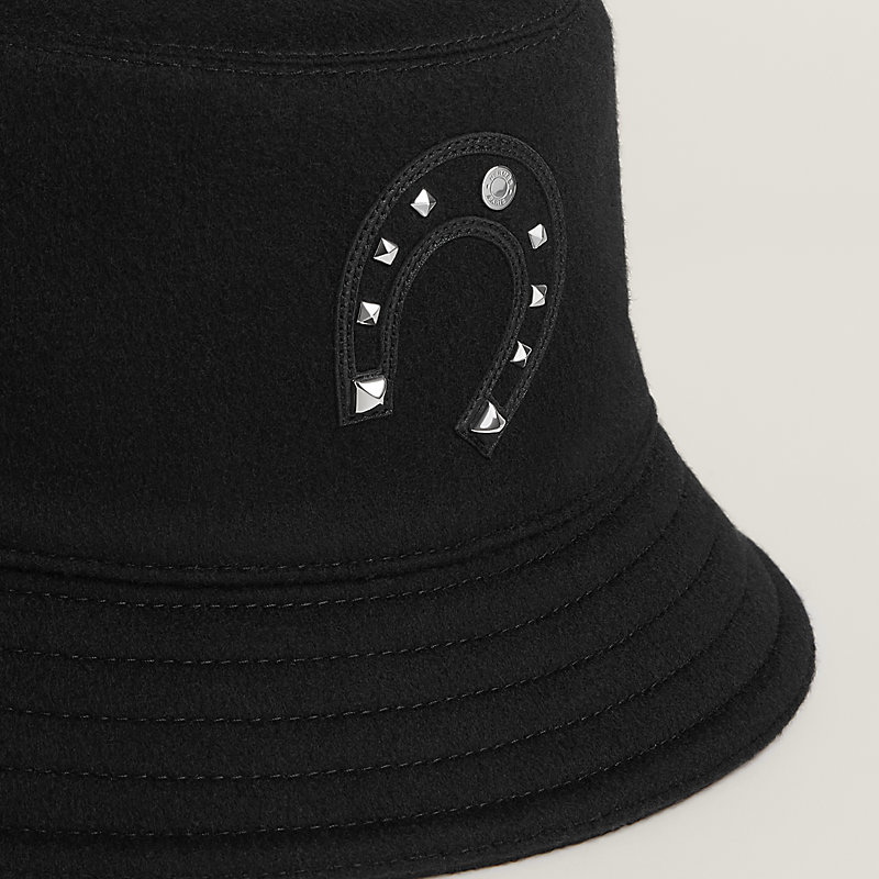 Harper Lucky bucket hat - Black | Hermès USA